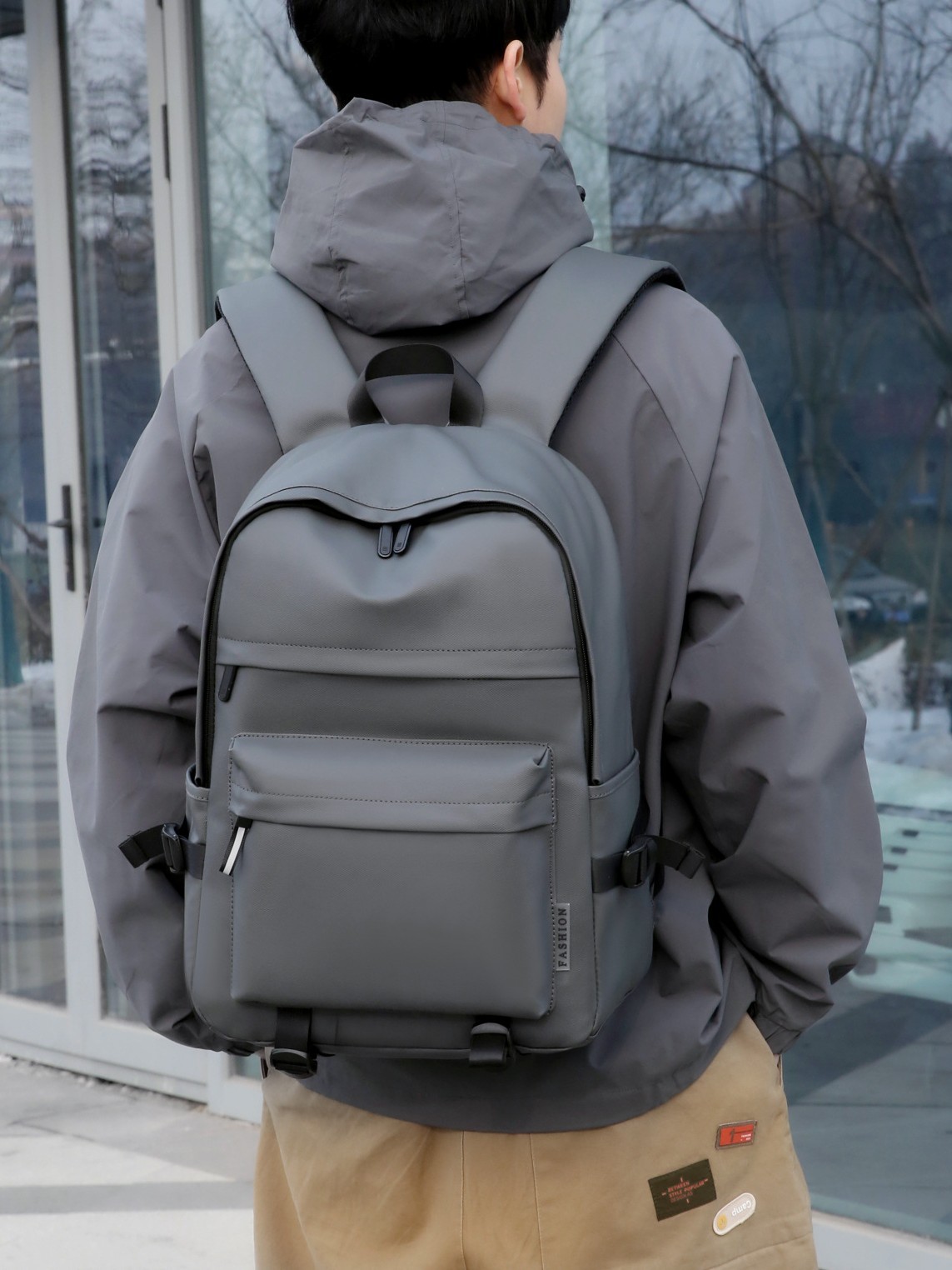 Mochila fresca de moda de negocios de alta calidad para hombres de gran capacidad anti-salpicaduras