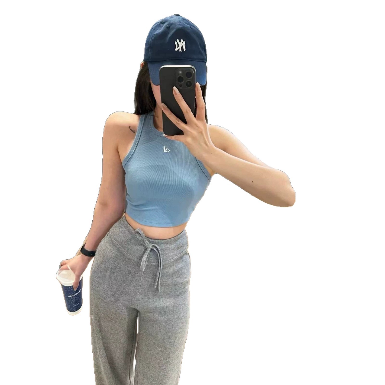 Geribbelde tanktop voor dames - Multipack met essentiële items voor yoga, fitness, hardlopen en dagelijks gebruik._voghion.com