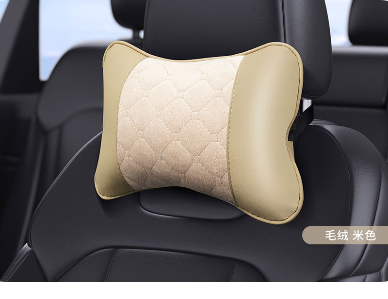 Car Seat Cushion Headrest, Breathable Mesh Neck Pillow, Car Cervical Pillow, Universal for All Seasons, Cross-Border Wholesale