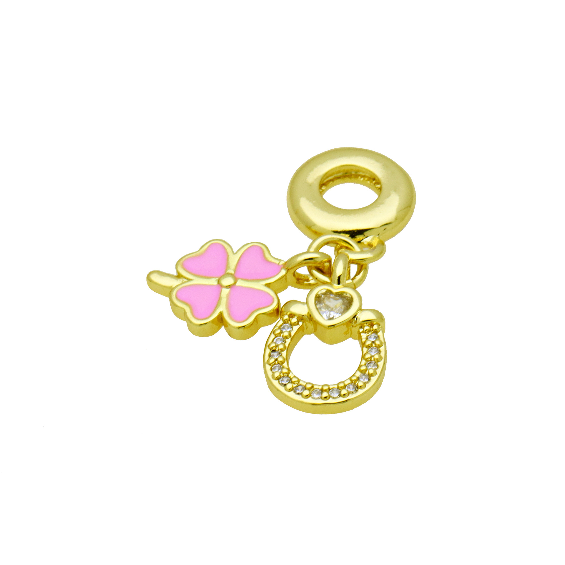 5g Weight Ion Plating (IP) Gold Plating Process Pendant Jewelry Making Type 27MM, 31mm, 32mm Jewelry Making Size 18K Gold Plated Plating Material Zircon Inlay Material DIY Jewelry Accessories Classification 1 Piece Quantity Copper Material Four Leaf Clover, Tower, Letter Pattern Enamel, Inlay Design Casual, Simple Style Style 1 Piece 27MM 31mm 32mm Copper Zircon 18K Gold Plated Four Leaf Clover Tower Letter Pendant 6