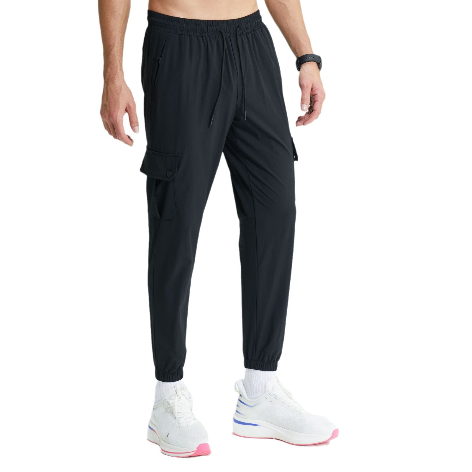 Pantalones deportivos de montaña impermeables al aire libre para hombres sueltos y delgados, pantalones para correr, pantalones largos casuales de fitness
