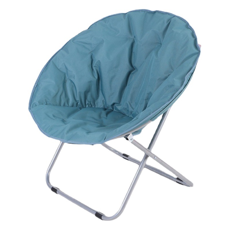 New Folding Moon Chair Outdoor Leisure Indoor Chair Lunch Break Office Chair Folding Backrest Chair Folding Chair