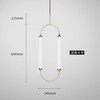 Modern and minimalistic design bar ceiling lamp for living room for bed, light luxury style