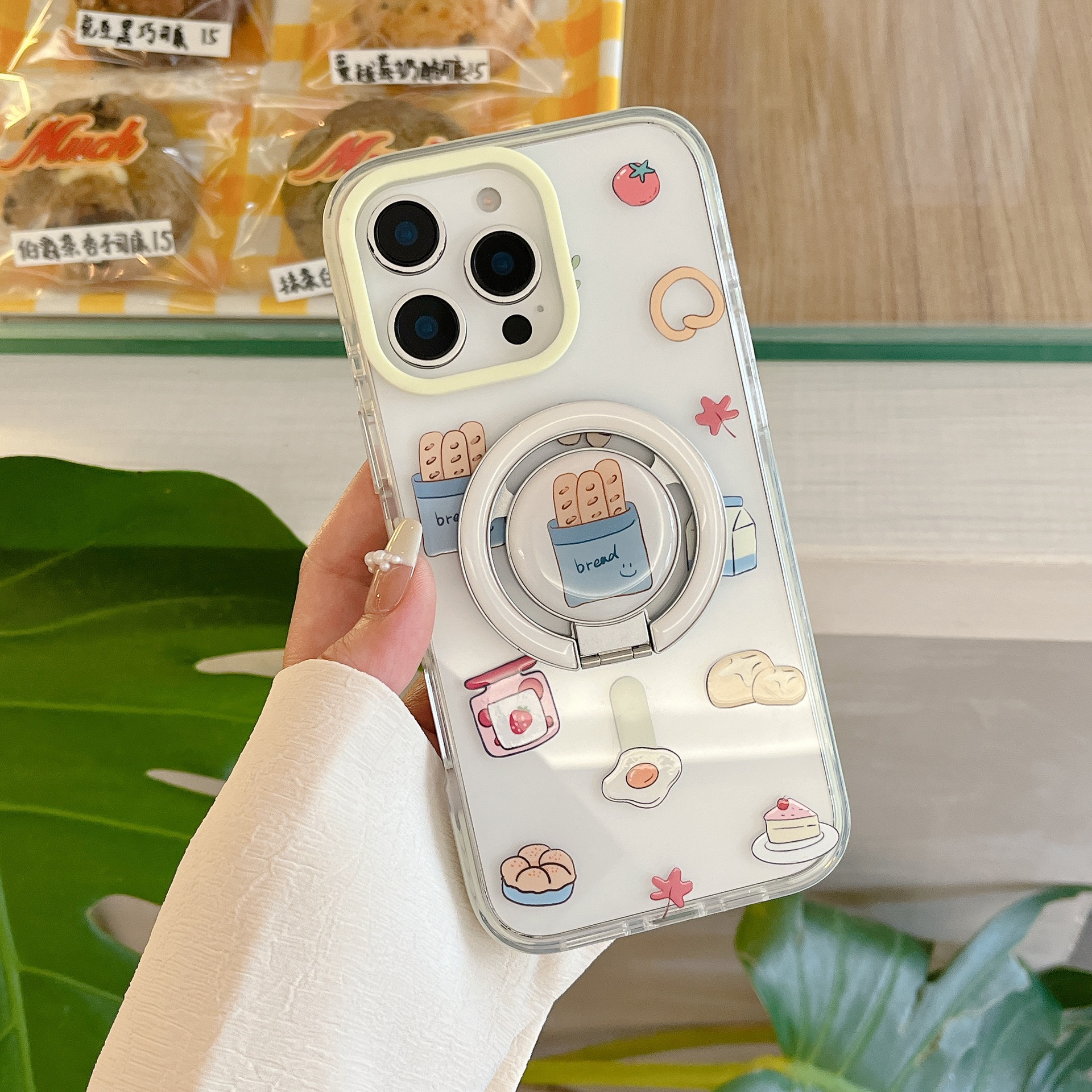 Tortilla de leche de pan de postre de soporte magnético SM