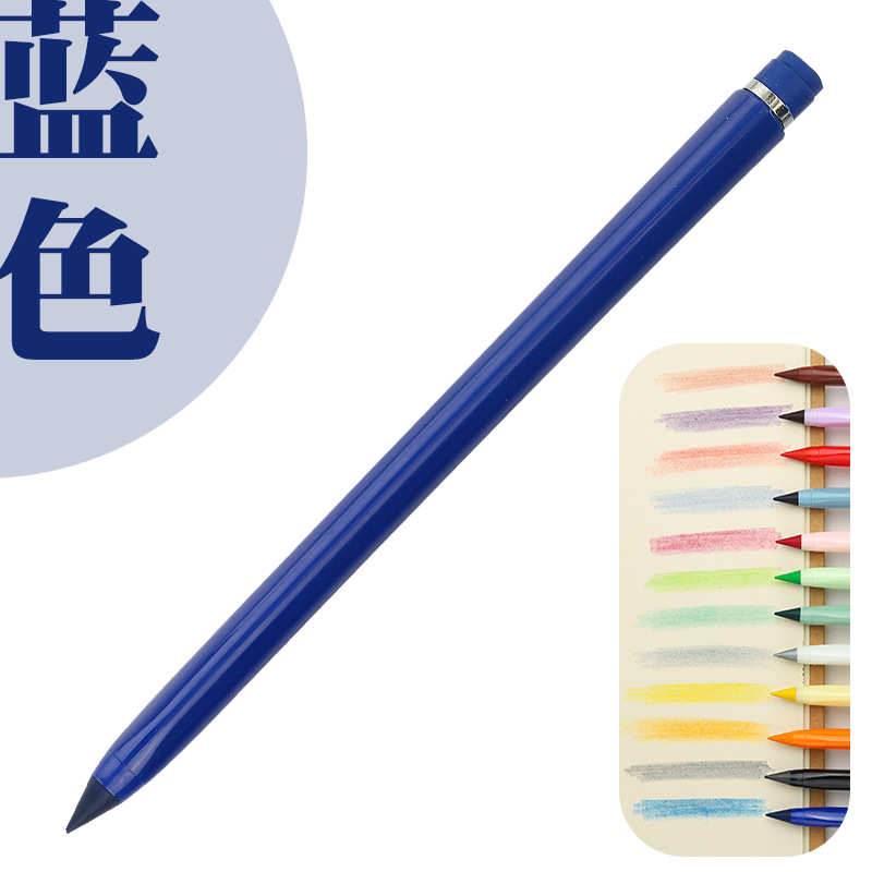 12 color eterno lápiz borrable color plomo positivo postura lápiz pluma de color de los niños no hay necesidad de cortar estudiante lápiz de pintura