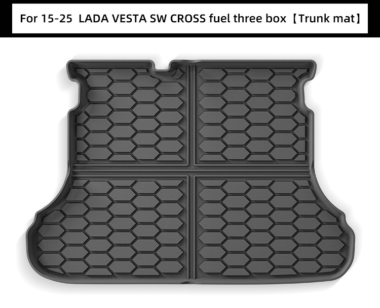 Suitable for 15-25 Lada Vesta Sw Cross Car Floor Mats Tpe Floor Mats Trunk Mats