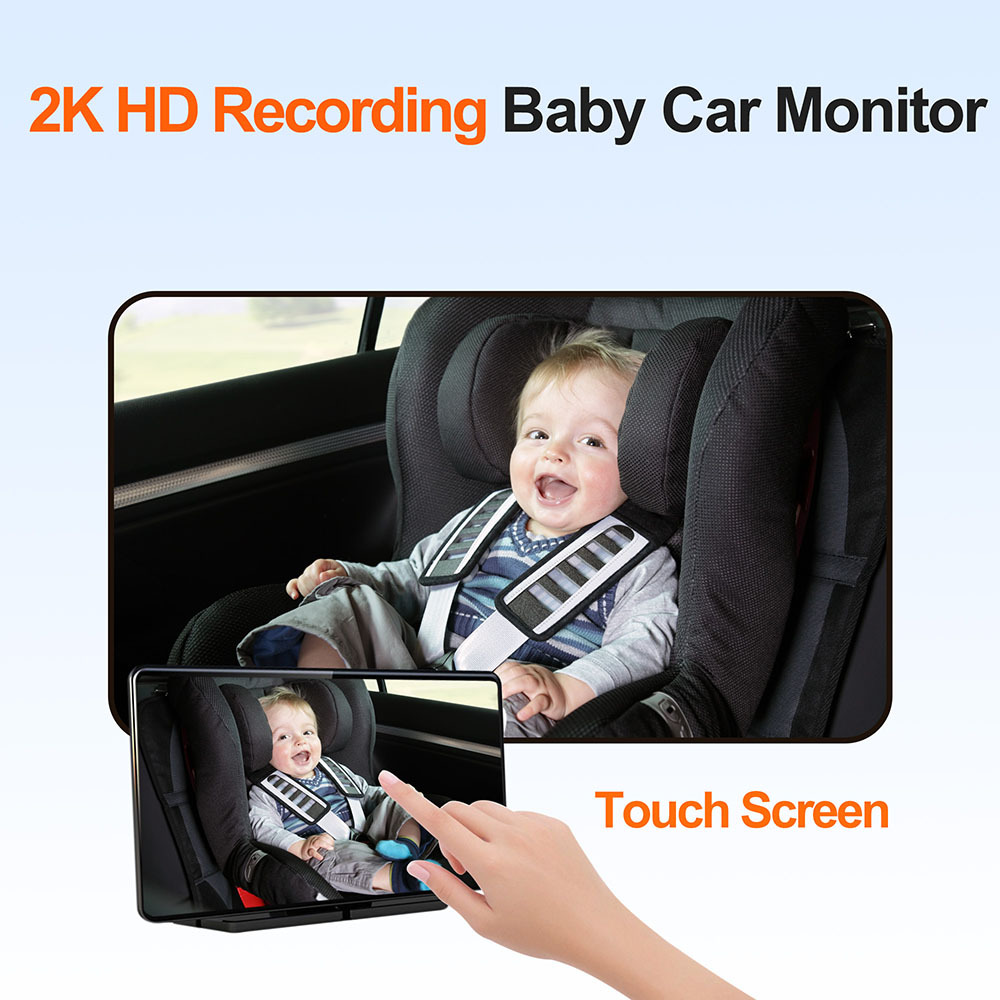 Cross-border 7-inch car HD in-car baby monitoring display baby treasure night vision monitoring 1080P camera