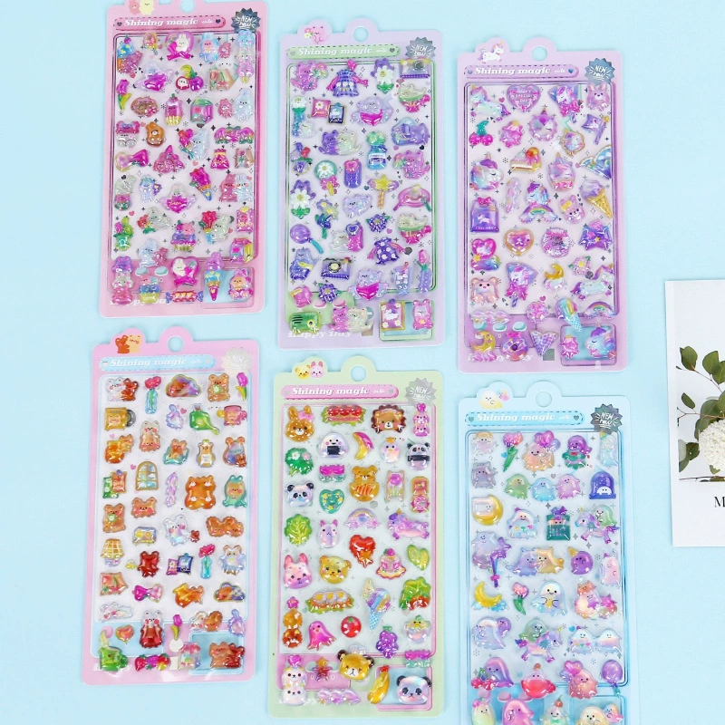 Children's three dimensional sticker, stickers, phone case, 3D