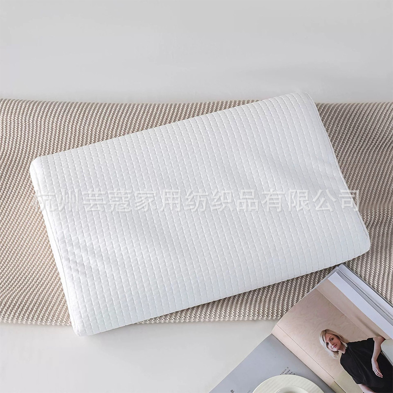 Funda de almohada de látex de cabeza a prueba de aceite de Amazon Primavera y otoño 60x40 Funda de almohada de memoria de goma a prueba de ácaros única