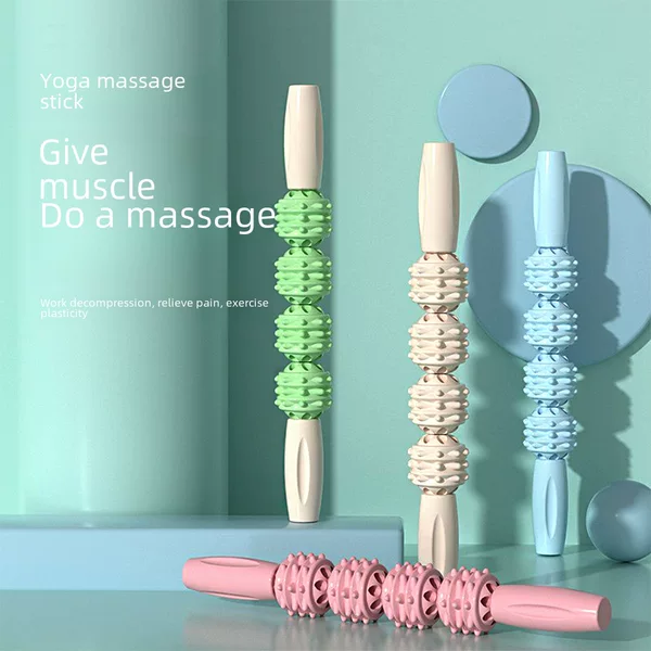 Massage Stick, Spiked Stick, Muscle Relaxer, Calf Massage Roller, Fitness Fascia Stick, Langya Roller, One-Piece Dropshipping