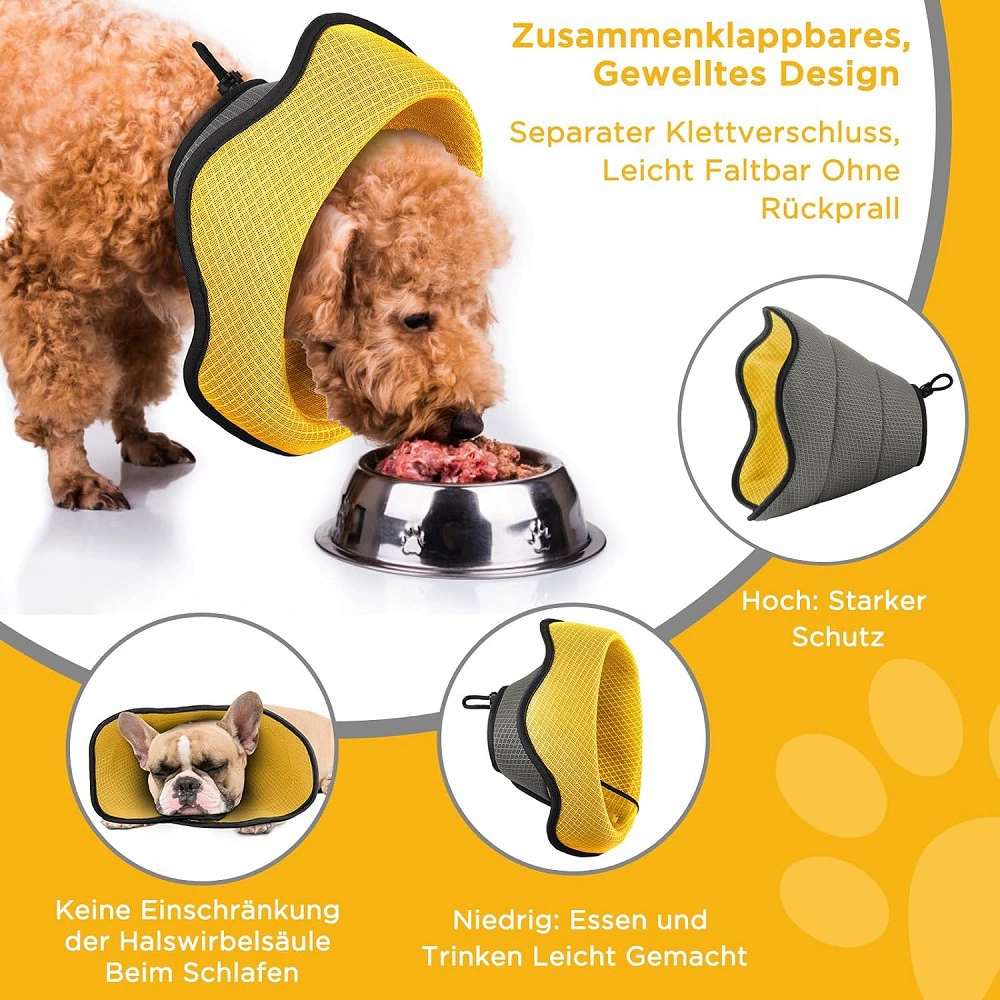 Кольцо Элизабет для домашних животных мягкое кольцо позора для собак и кошек большая собака против облизывания против укусов ошейник дышащая стерилизация