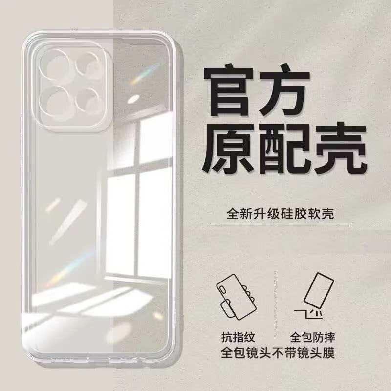Suitable for Oppo Reno16/15 Case Reno14/13Pro Transparent 12 Soft Full-Cover Ultra-Thin Silicone Drop Protection Pro