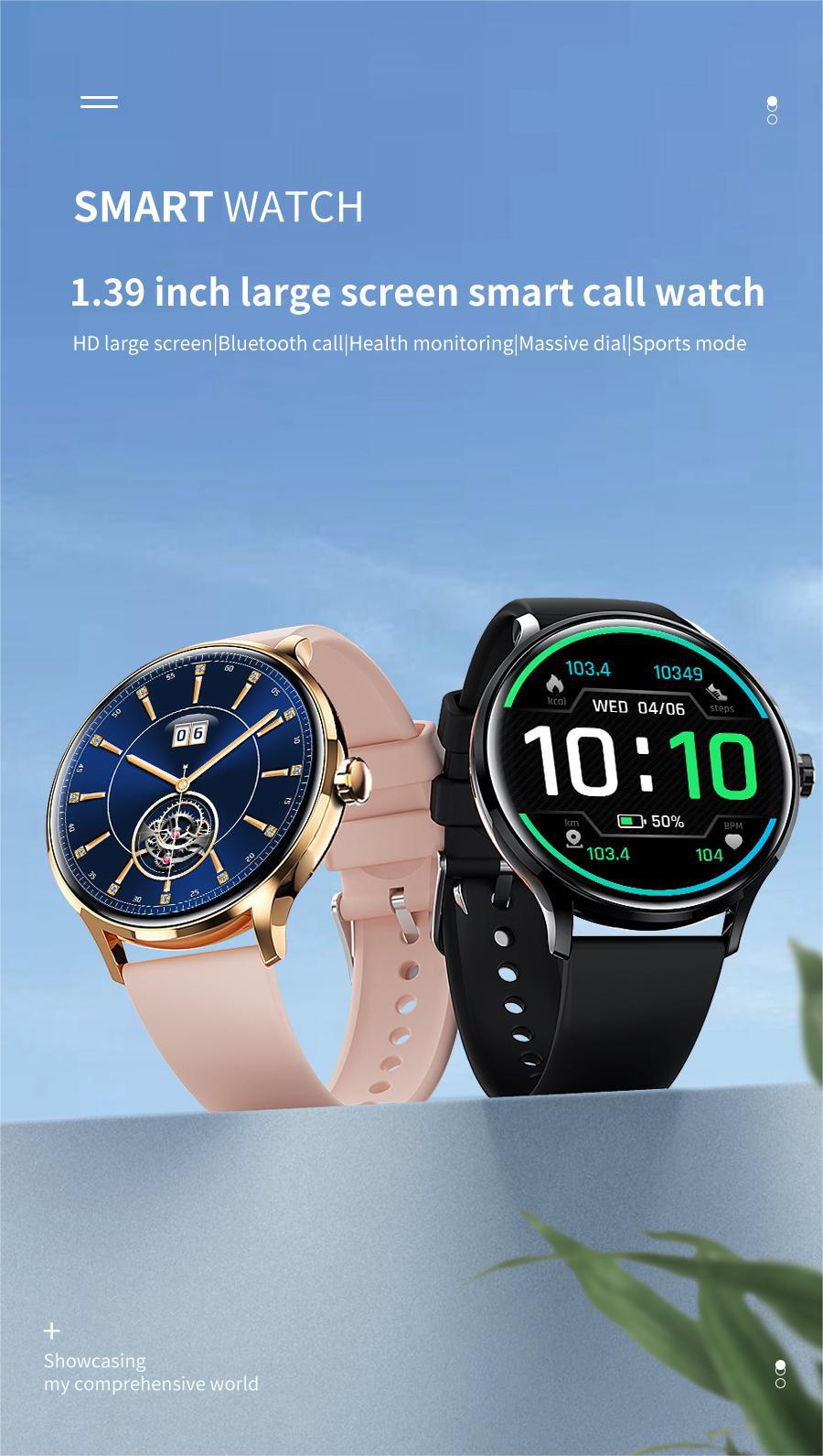 Title 7, Smart Watch with Bluetooth Calling, Heart Rate ...