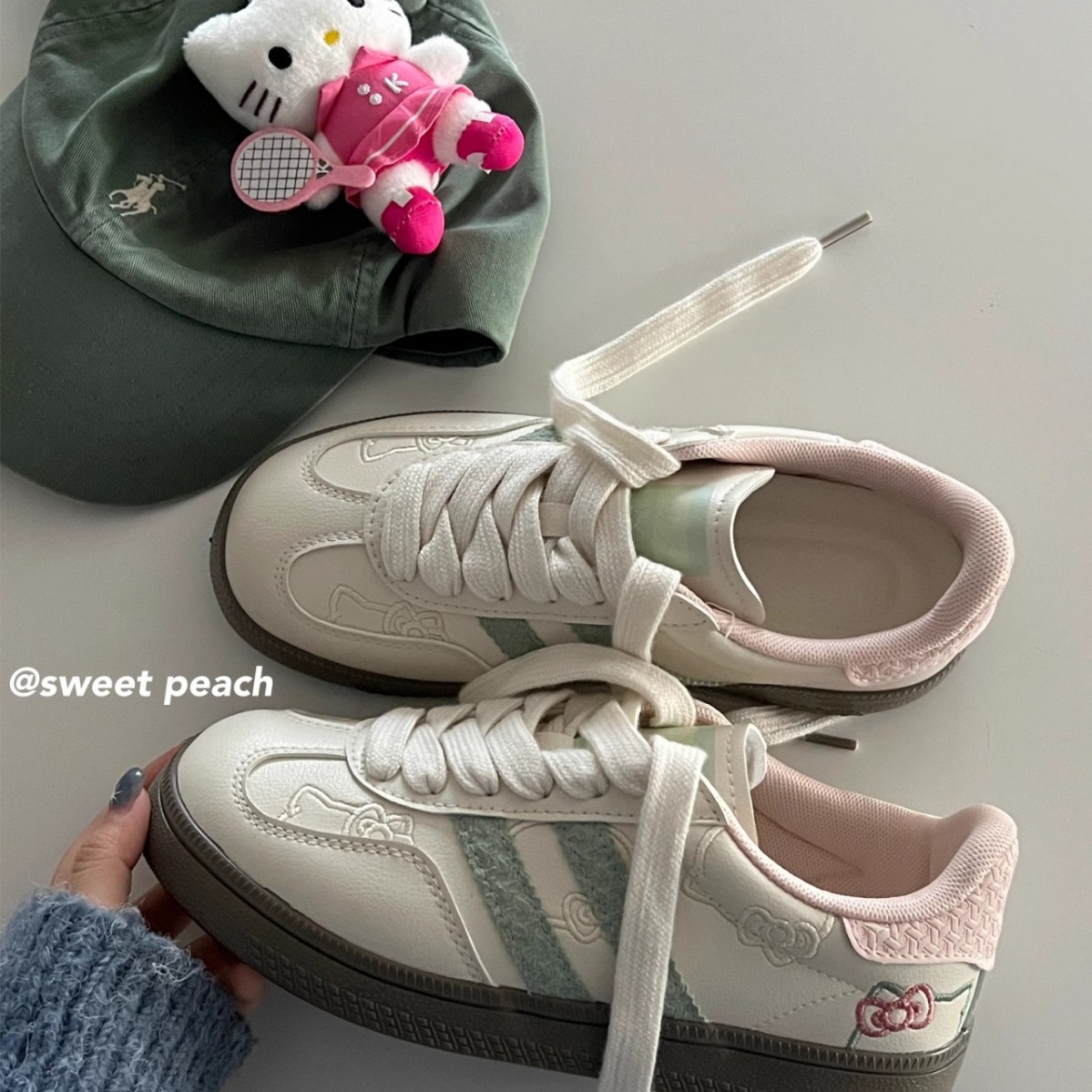 Cute Kitty Gato zapatos blancos para mujeres 2026 verano nuevo skate de verano nicho universal zapatos deportivos casuales