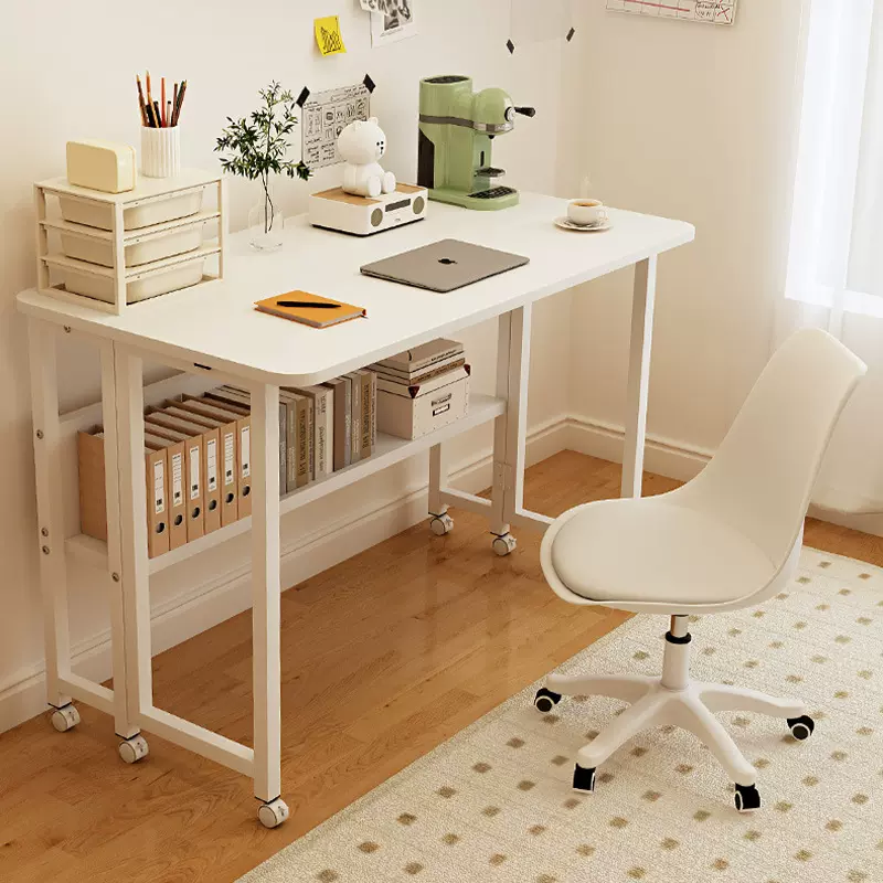 折叠电脑桌卧室家用桌子工作台可移动书桌学生写字桌缝隙床边桌子