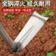 Use bad bag to compensate for weeding big hoe welding saw blade steel hoe manganese steel thickened grass scraping site ash scraping hoe wholesale