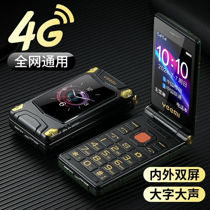 MaFam складной телефон: пылезащита и водо-ударостойкость, широкий экран, 4G, поддержка всех сетей