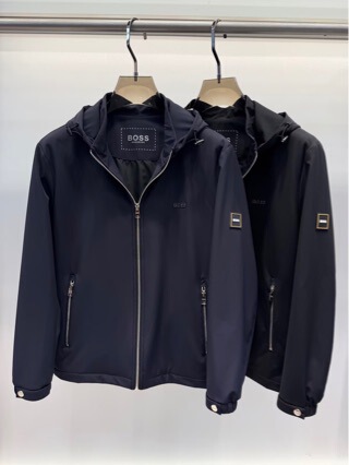 Boss jacket, new autumn collection 2026, jacket with detachable hood for spring and autumn, suitable for business casual and commuting Boss jacket, new autumn collection 2026, jacket with detachable hood for spring and autumn, suitable for business casual and commuting