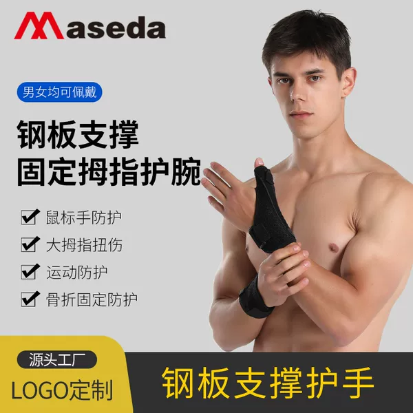 Maxida Cross-border Tendon Sheath Finger Protection Sports Palm Protection Adjustable Breathable Fitness Assist Velcro Wrist Protection