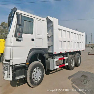 长期出口  精品翻新运输车后八轮豪沃 375马力渣土倾斜车自卸车