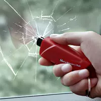 Автомобильный молоток тряпки окна тряпки мини-автомобиль с многофункциональным побегом разбивает стеклянный спасательный молот