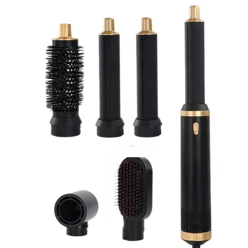 Cross-Border Hair Dryer Multifunctional Five-In-One Hair Dryer Lightweight Design Adjustable Temperature Curling Iron Smooth Curling Iron