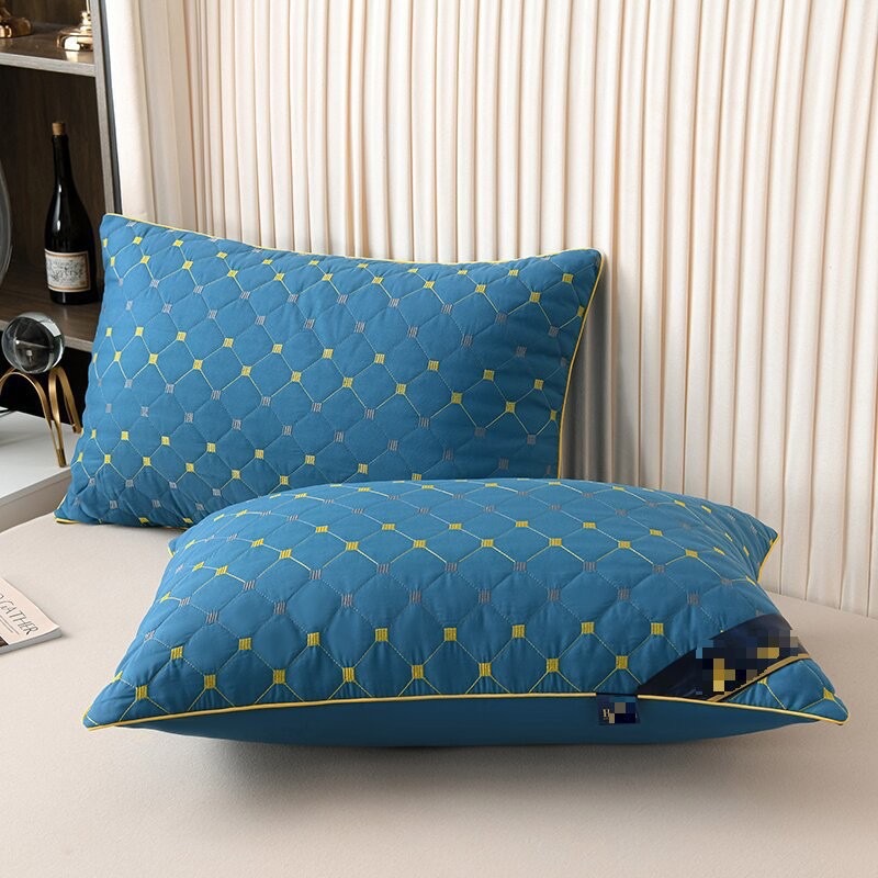 안개꽃 단면 노란색 가장자리 파란색