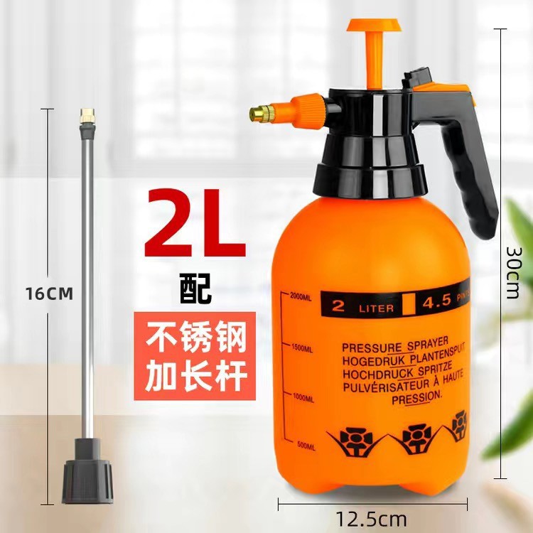 Botella de pulverización manual tipo neumático botella de riego de flores botella de horticultura botella de pulverización de agua limpia y desinfección doméstica botella de pulverización de gran capacidad