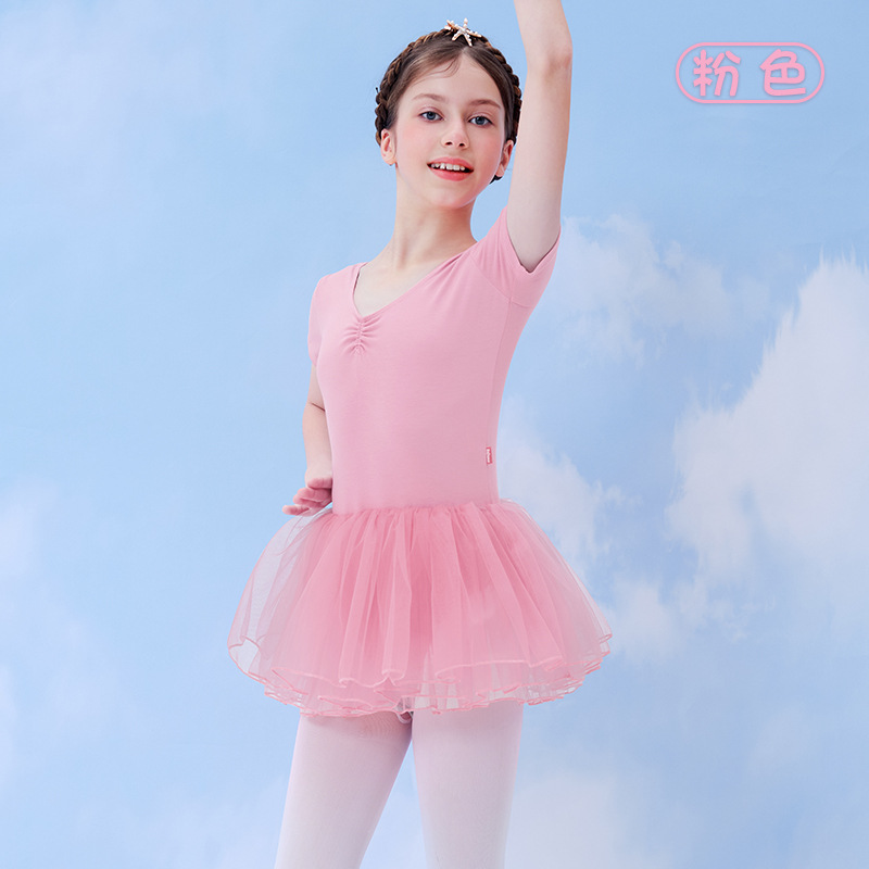 Ropa de práctica de baile niños niñas mono verano chino danza niños princesa vestido traje vestido de rendimiento