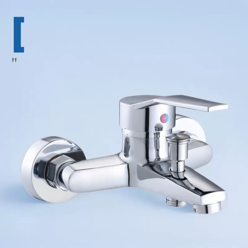 厂家直销铜合金雅思三联冷热混水浴缸水龙头暗装花洒龙头跨境热销