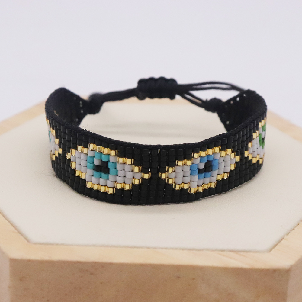 Fashion Devilu0027S Eye Glass Knitting Womenu0027S Bracelets 1 Piece
