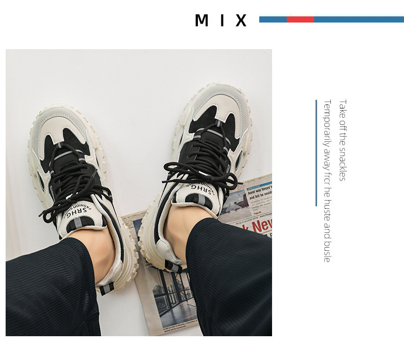 Men Casual Shoes Running Shoes Leather Shoes Sneakers Mesh Versatile Arch Support Slip Resistant Footgear Sneakers_voghion.com