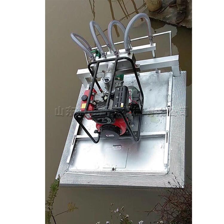 Máquina de excavación de raíz de loto autopropulsada de Lago agrícola equipo de excavación de raíz de loto Raíz de loto herradura cosechadora de acero inoxidable