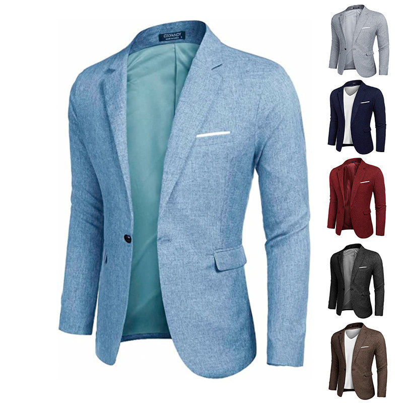 Amazon's Best-Selling Men's Jacket, Linen Structure, Slim Fit Men's Blazer, Modern Casual Jacket, Lightweight Amazon's Best-Selling Men's Jacket, Linen Structure, Slim Fit Men's Blazer, Modern Casual Jacket, Lightweight