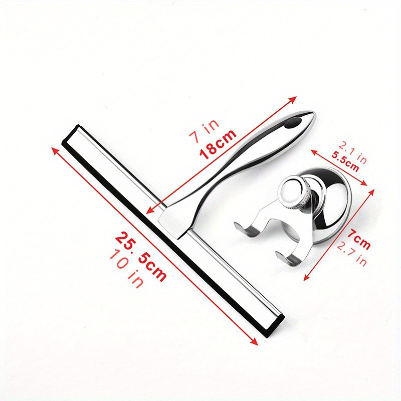 Mango con ventosa raspadora de 10 pulgadas con orificio (caja blanca)