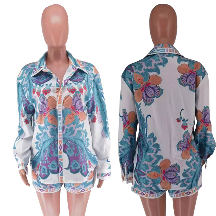 2023 European American Women's Clothing, Bestseller, Wish And Hot-selling New Style, Printed Long-sleeve_ecoleips.com