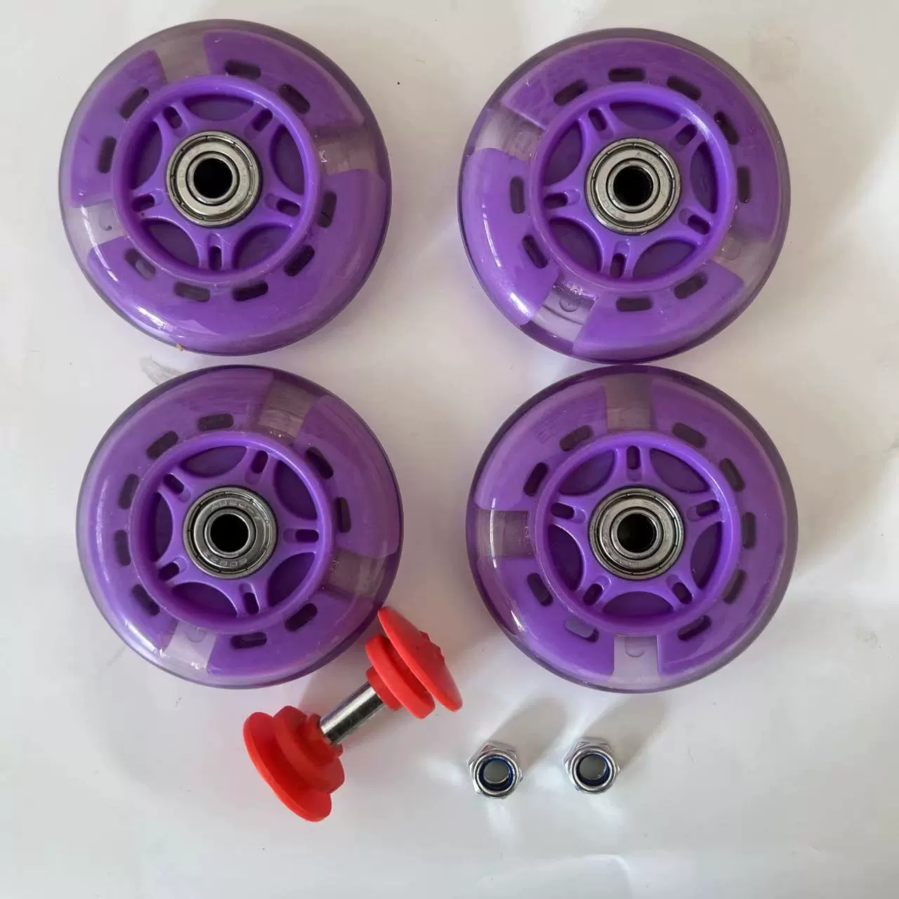 Прямая обработка с завода 8 см Niuniu автомобиль без звука вспышка колесо пятизвездочная вспышка полиуретановый ролик аксессуары для колясок