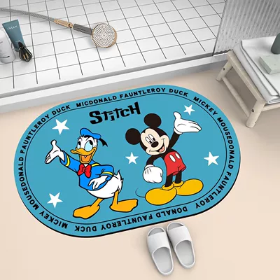 Diatom Mud Bathroom Floor Mat, Avtomobil döşəmə paspasları - donald-duck-4060cm