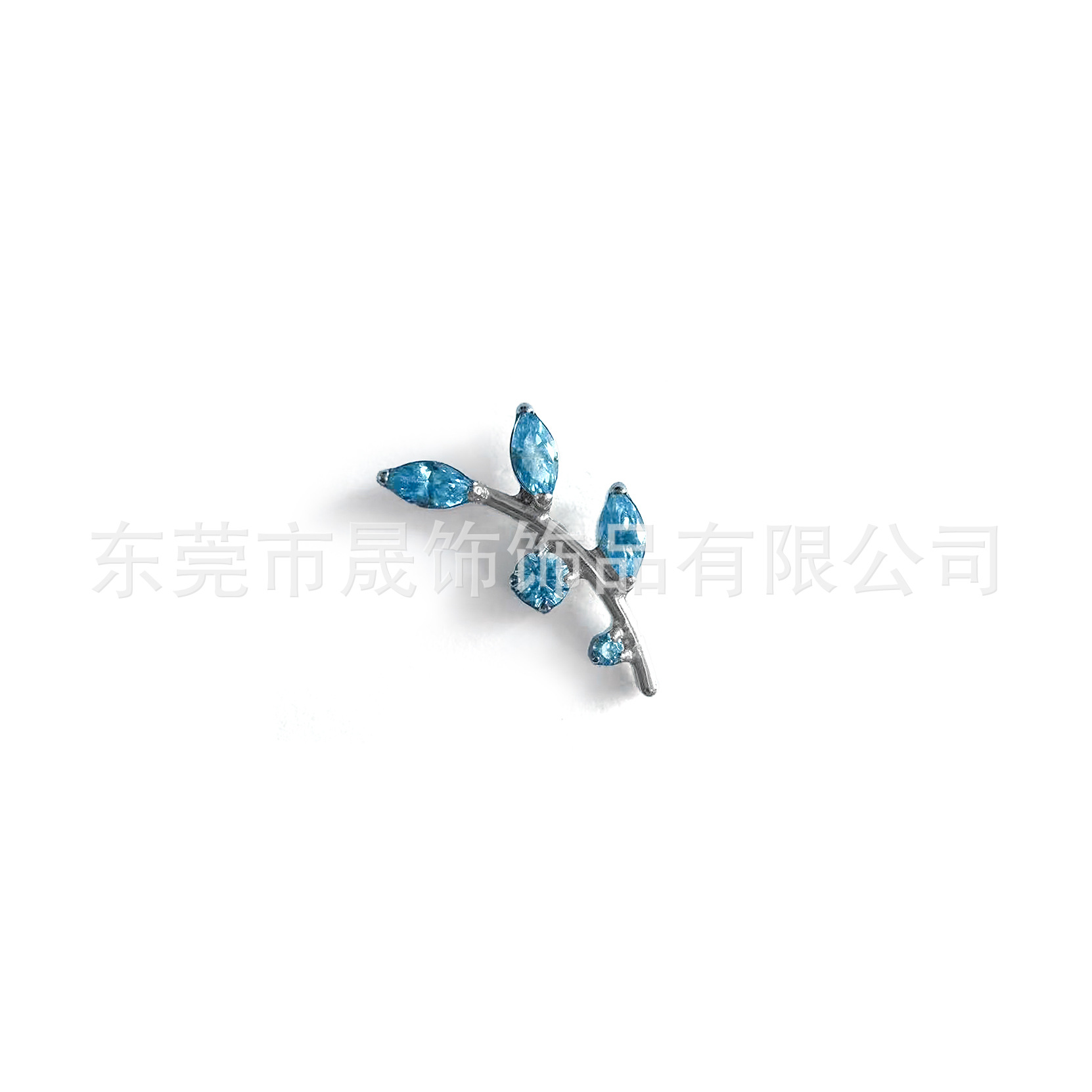 F136 Titanium Alloy 树枝型 Ear Stud Studded 5A Cubic Zirconia Helix Cartilage Stud G23 Titanium Internal Thread Labret Stud Piercing Jewelry