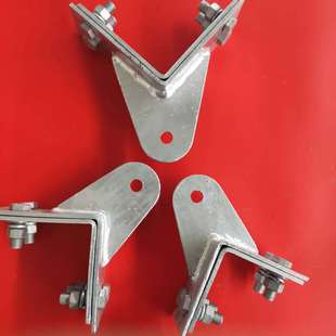 adss Fiber Optic Cable Resistant Tension Fastener NL-220 Hot Galvanized Flat Iron Fastening Caliper Power Tower Iron Attachment