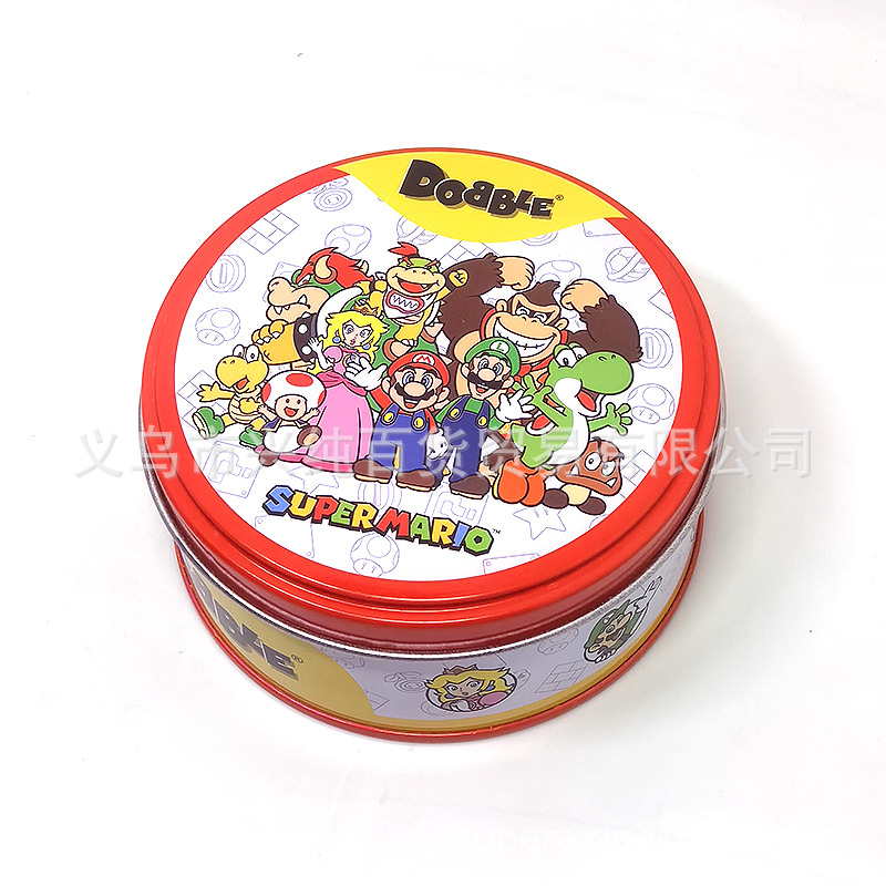 Venta directa de fábrica venta caliente transfronteriza tarjeta de spot it doble tarjeta de juego de mesa en inglés para encontrar a su hermana gran cantidad envío gratis