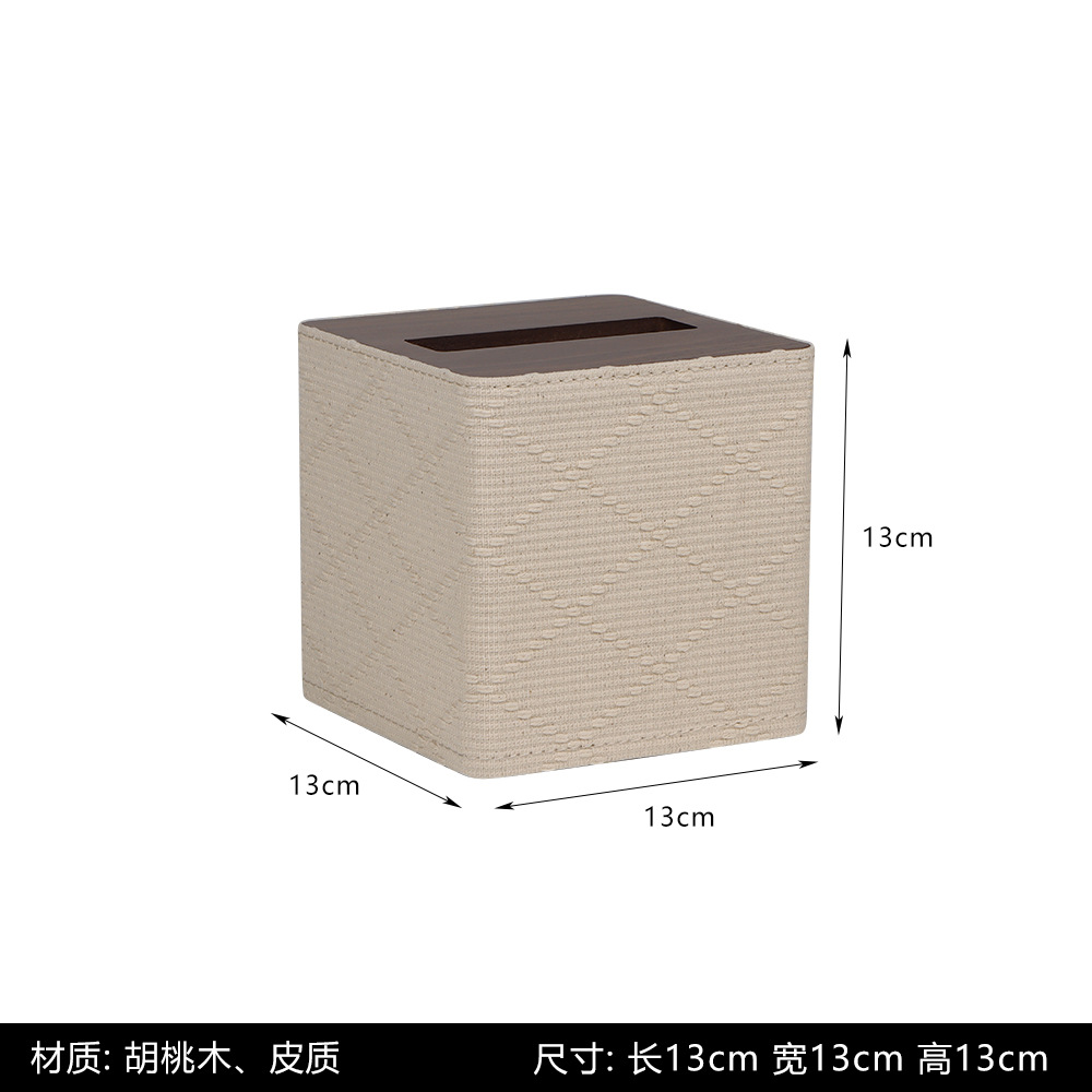 Nogal minimalista moderno bandeja geométrica decoración modelo de sala de ventas Oficina bandeja de almacenamiento sala de estar dormitorio decoración suave image 14