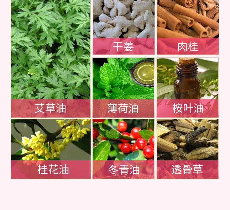 Mugwort Extract Butterfly Arm Patch Herbal Body Patch 12 Patches Per Box key features
