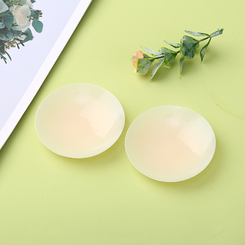Solid silicone latex stickers, self-adhesive, invisible, breathable, anti-bump, traceless, ultra-thin chest stickers, nipple stickers