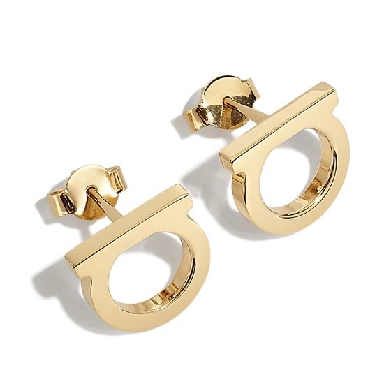Earrings 1pc hip hop does not fade versatile men and women simple tide personality versatile titanium steel_voghion.com