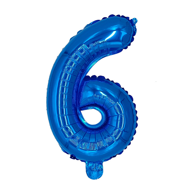 Transfronterizo inswind 16 pulgadas globo de aluminio digital verde blanco azul Año Nuevo letras de Año Nuevo pequeño globo digital