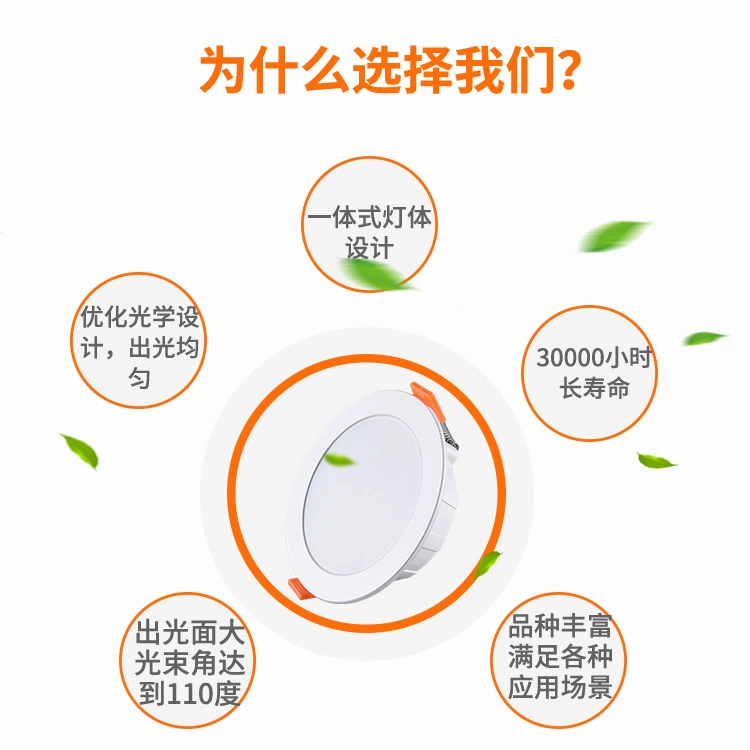 Osram, lights, villa for hotel, LED ceiling light, high power, 8W, 16W, 24W