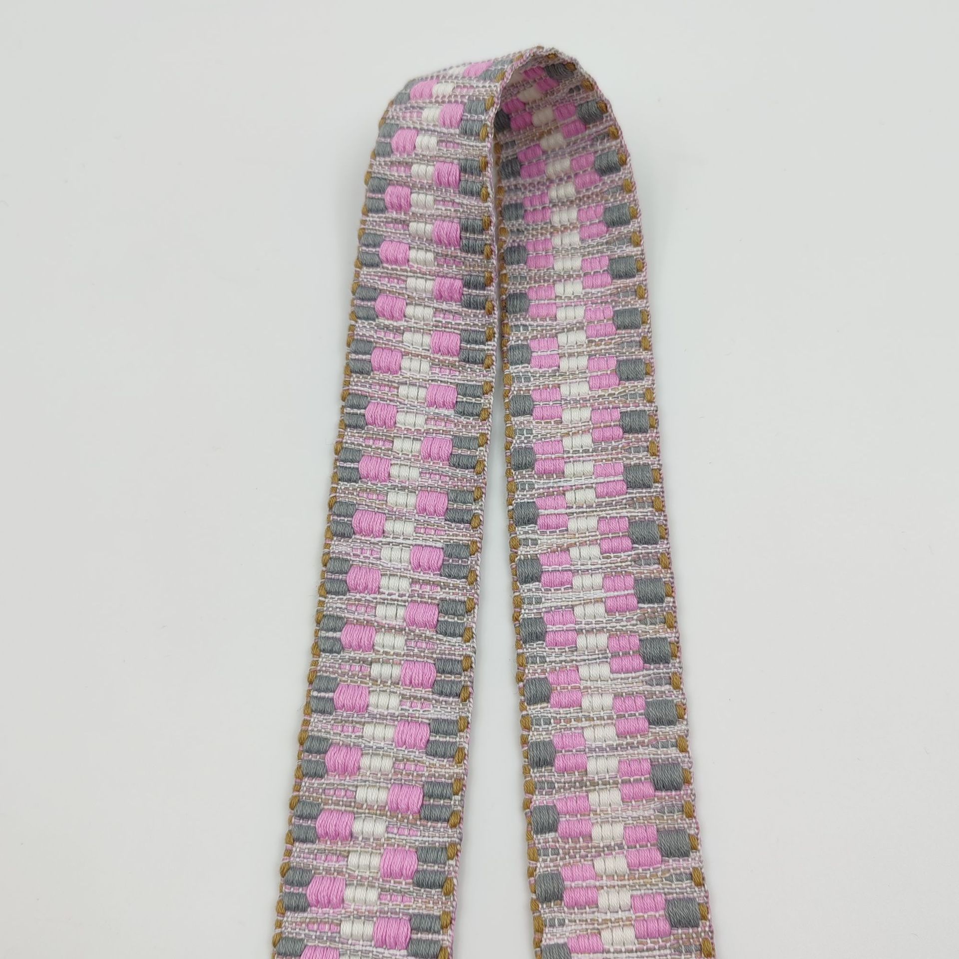 Se puede personalizar 3.8cm5cm cinta jacquard estilo étnico poliéster correa de equipaje ropa zapatos sombreros correa de hombro correa tejida