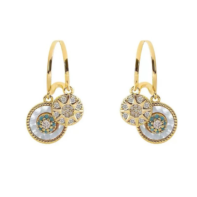 Retro Earrings, French Retro Style, Multiple Color Options, Wholesale Pack
