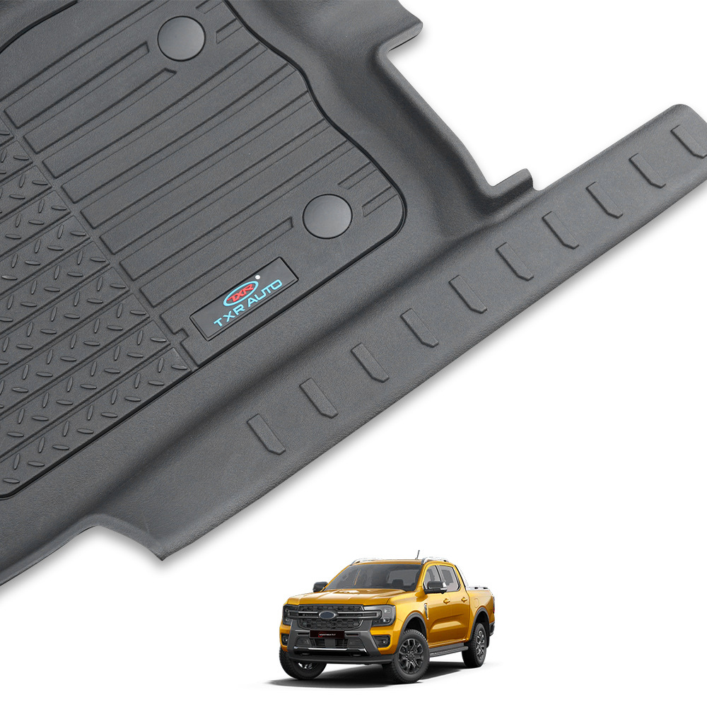 TXR Adecuado para FordRanger Alfombrilla para coche TpeCarFloorMat Alfombrilla de inyección 5D